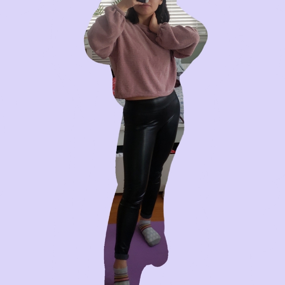 Daria Wilfred Free faux leather midrise pa… - Picture 3 of 7